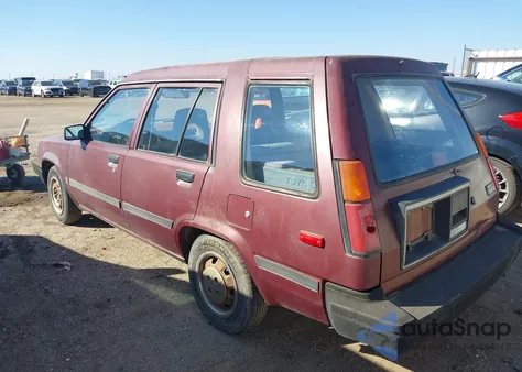 1987 Toyota Tercel Deluxe from USA, damaged, VIN JT2AL32V2H3675096